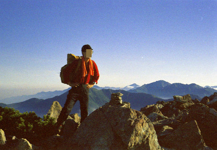 千枚岳山頂