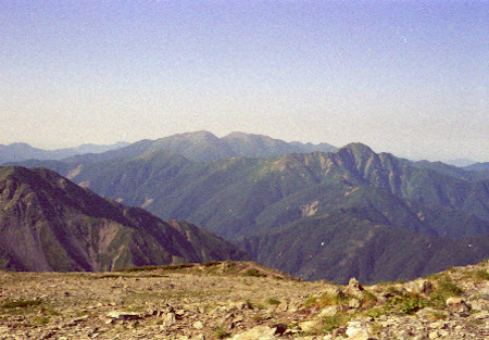 塩見岳遠望