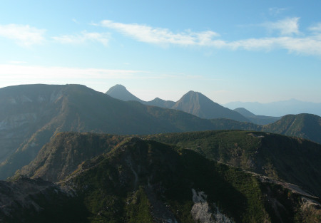 南八ヶ岳の山々