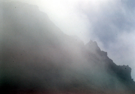 霧の山頂