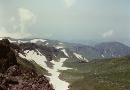 千蛇谷雪渓