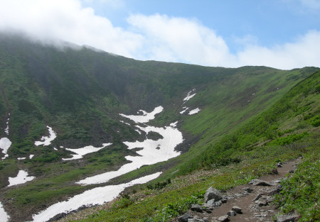 幌尻山頂部