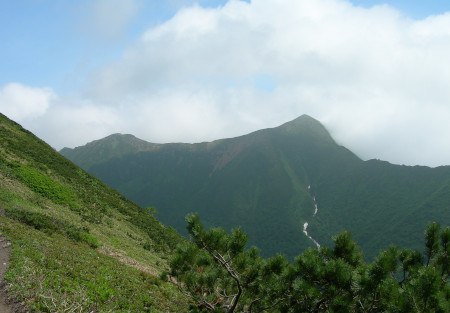 幌尻山頂部