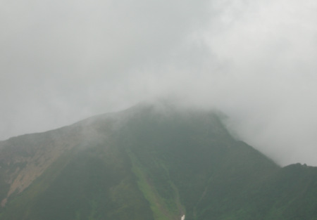 幌尻岳山頂標識