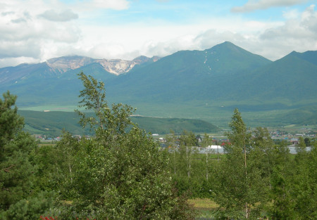 幌尻岳山頂標識